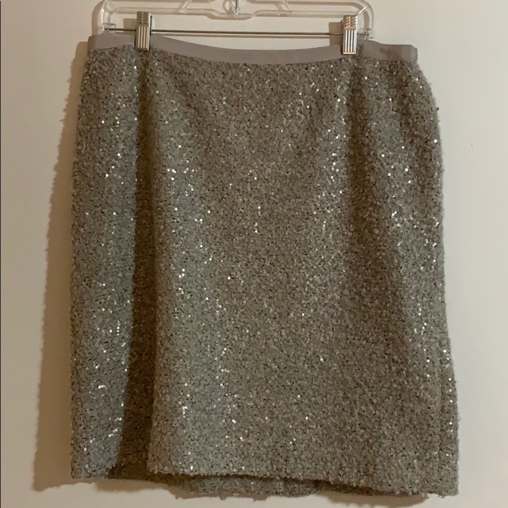 Calvin Klein Sequined Pencil Skirt